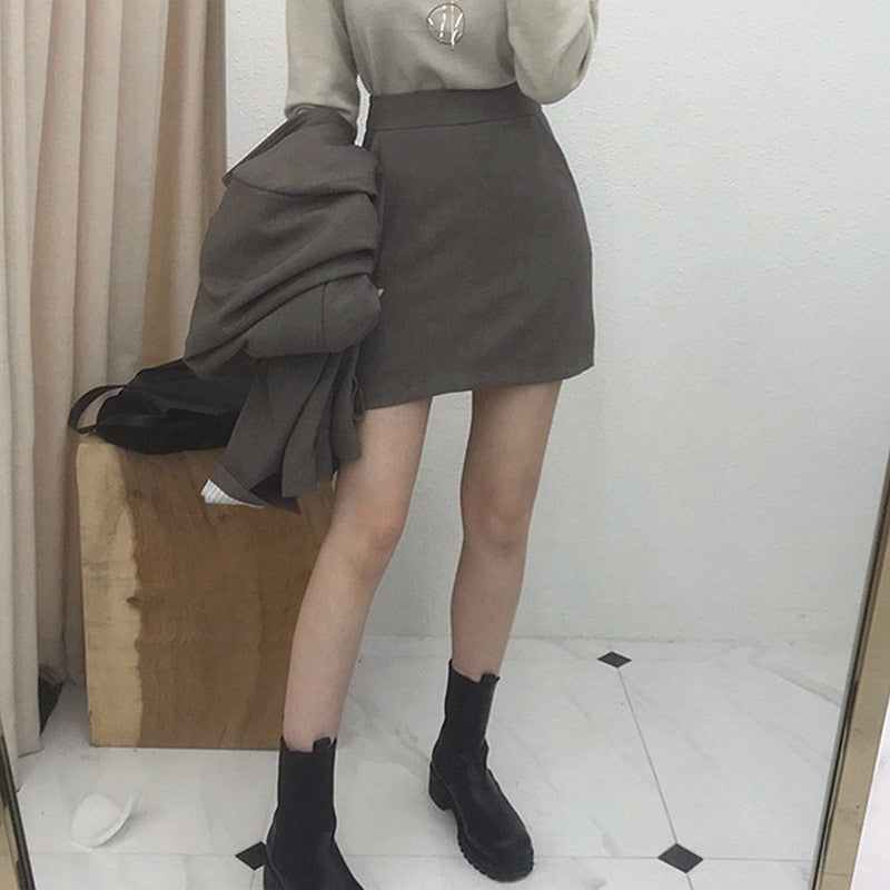 Office Blazers Women Solid Colors Single Breasted 2022 Autumn Chic Suit