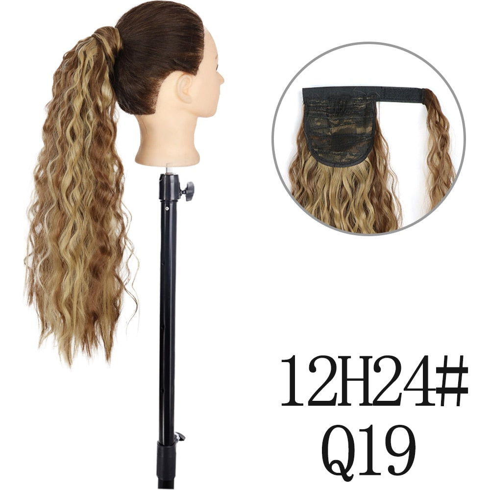 LISI GIRL Synthetic Hair 22''34'' Long Straight Ponytail Clip
