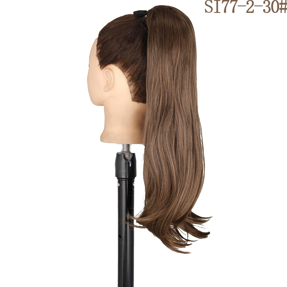 LISI GIRL Synthetic Hair 22''34'' Long Straight Ponytail Clip