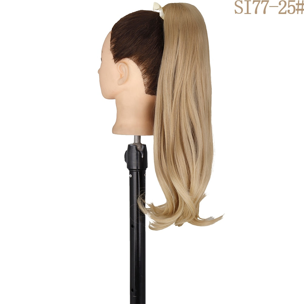 LISI GIRL Synthetic Hair 22''34'' Long Straight Ponytail Clip
