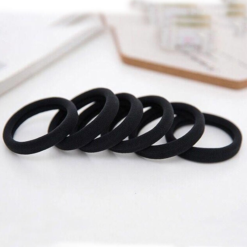 50/100Pcs High Elastic Hair Bands Ties Ponytail Holder Scrunchies