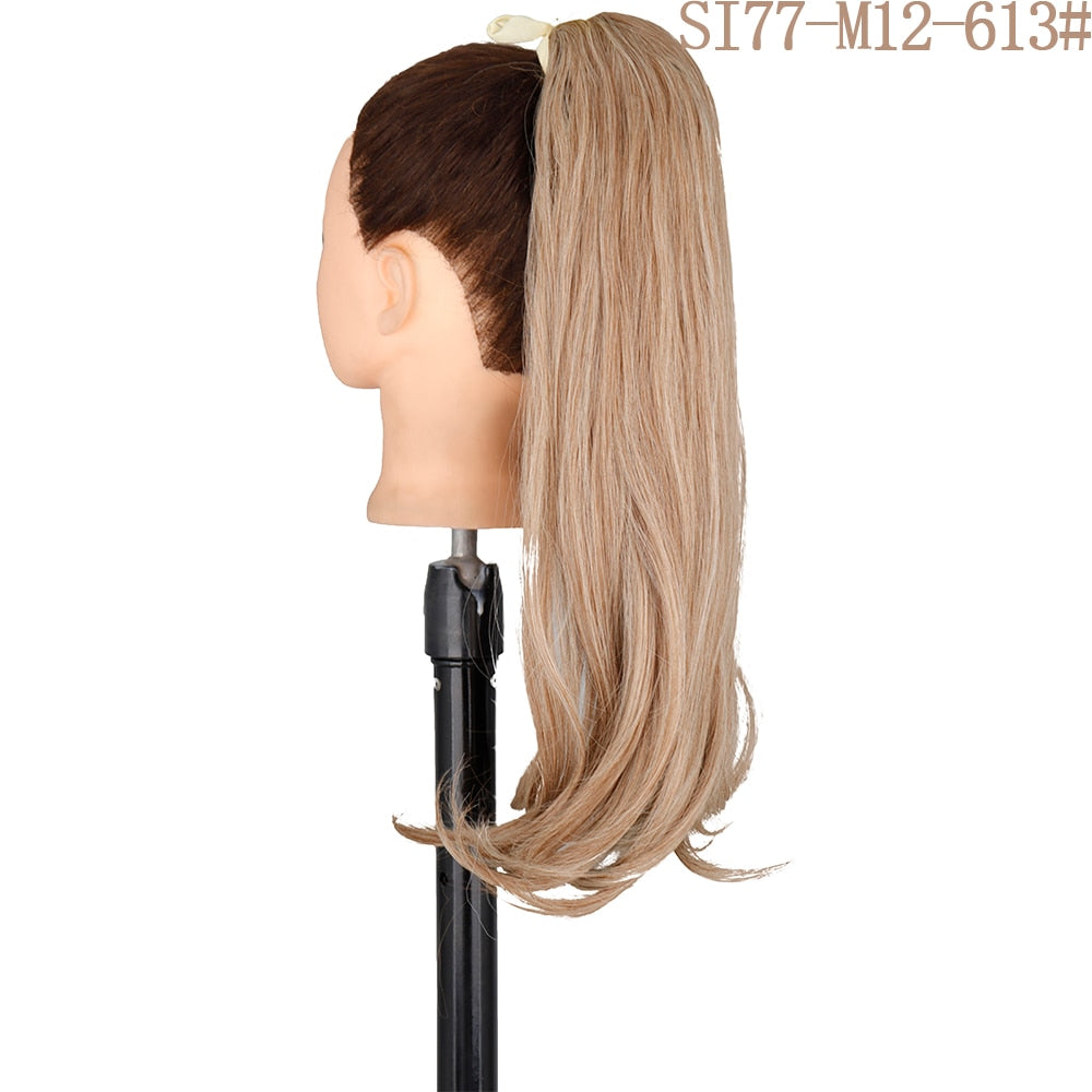 LISI GIRL Synthetic Hair 22''34'' Long Straight Ponytail Clip