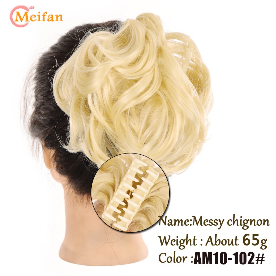 Claw Chignon Hair Bow Little Hair Bun Donut Messy Scrunchies Wrap Around Ponytail