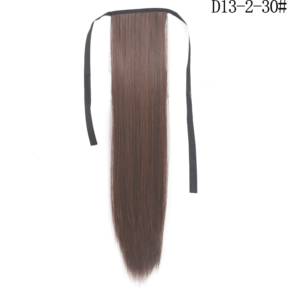LISI GIRL Synthetic Hair 22''34'' Long Straight Ponytail Clip