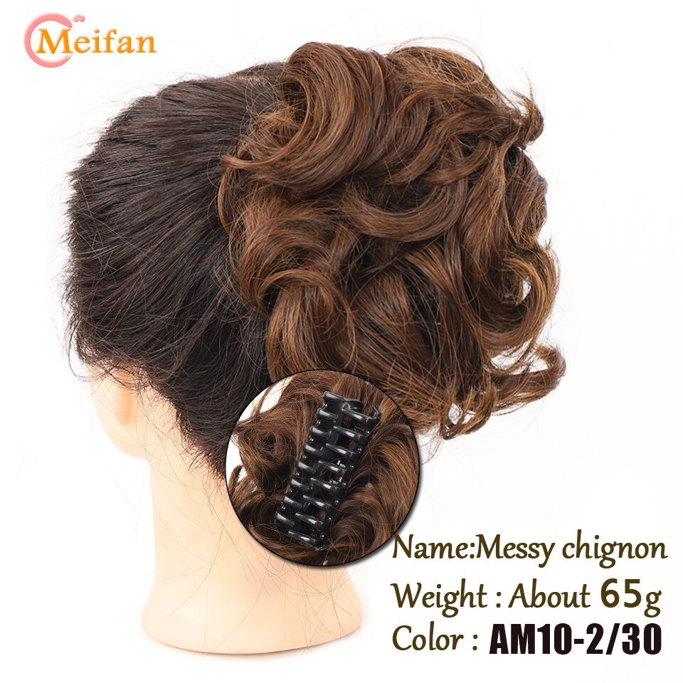 Claw Chignon Hair Bow Little Hair Bun Donut Messy Scrunchies Wrap Around Ponytail