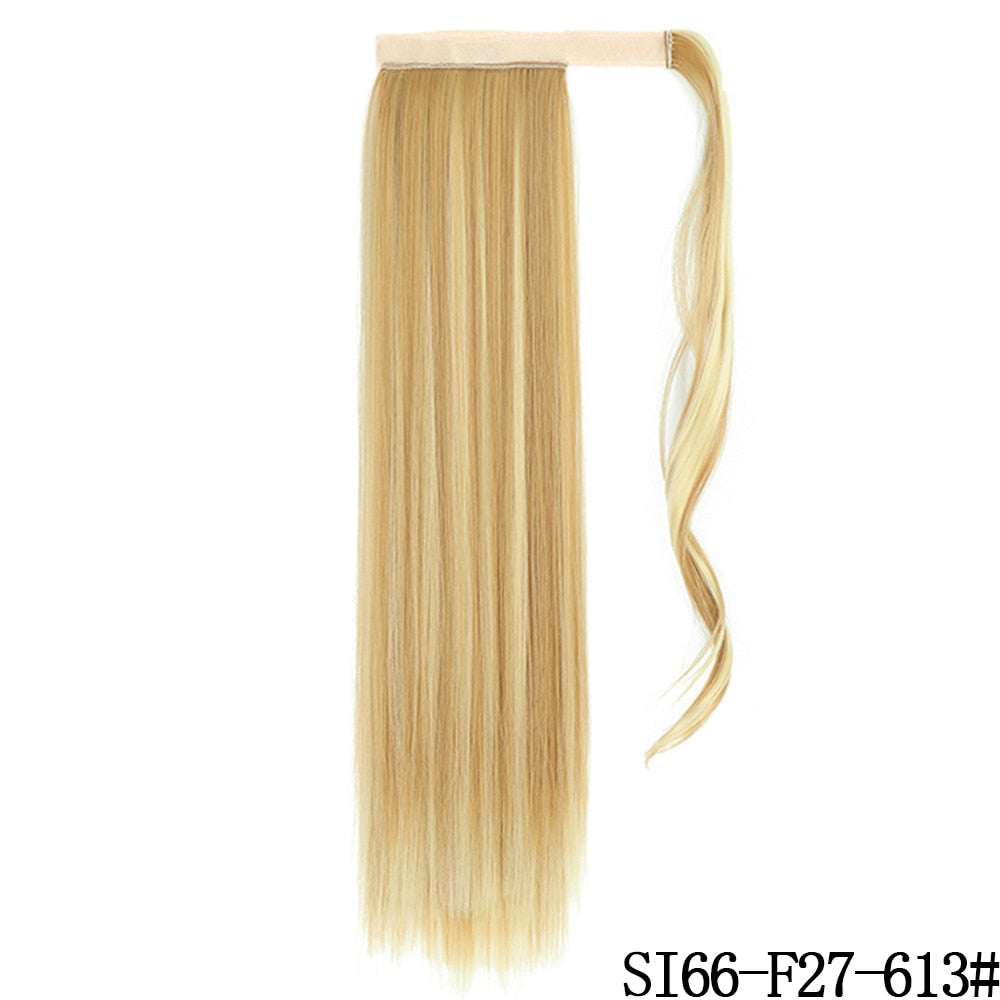 LISI GIRL Synthetic Hair 22''34'' Long Straight Ponytail Clip