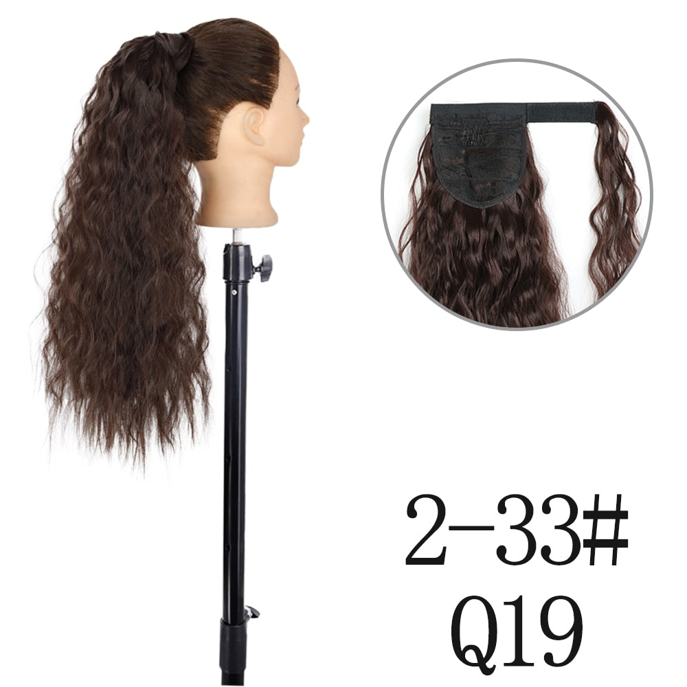 LISI GIRL Synthetic Hair 22''34'' Long Straight Ponytail Clip