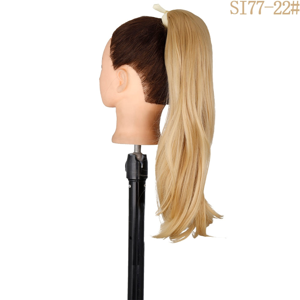 LISI GIRL Synthetic Hair 22''34'' Long Straight Ponytail Clip