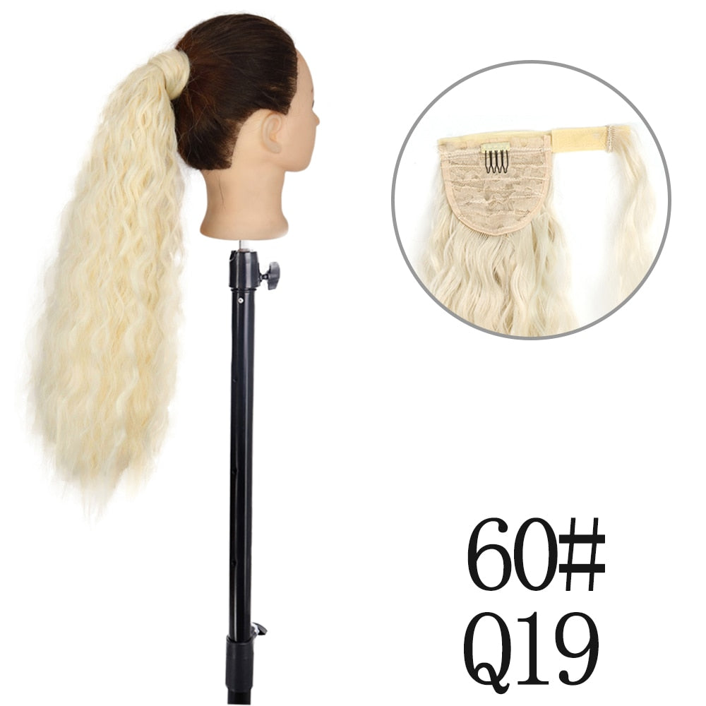LISI GIRL Synthetic Hair 22''34'' Long Straight Ponytail Clip