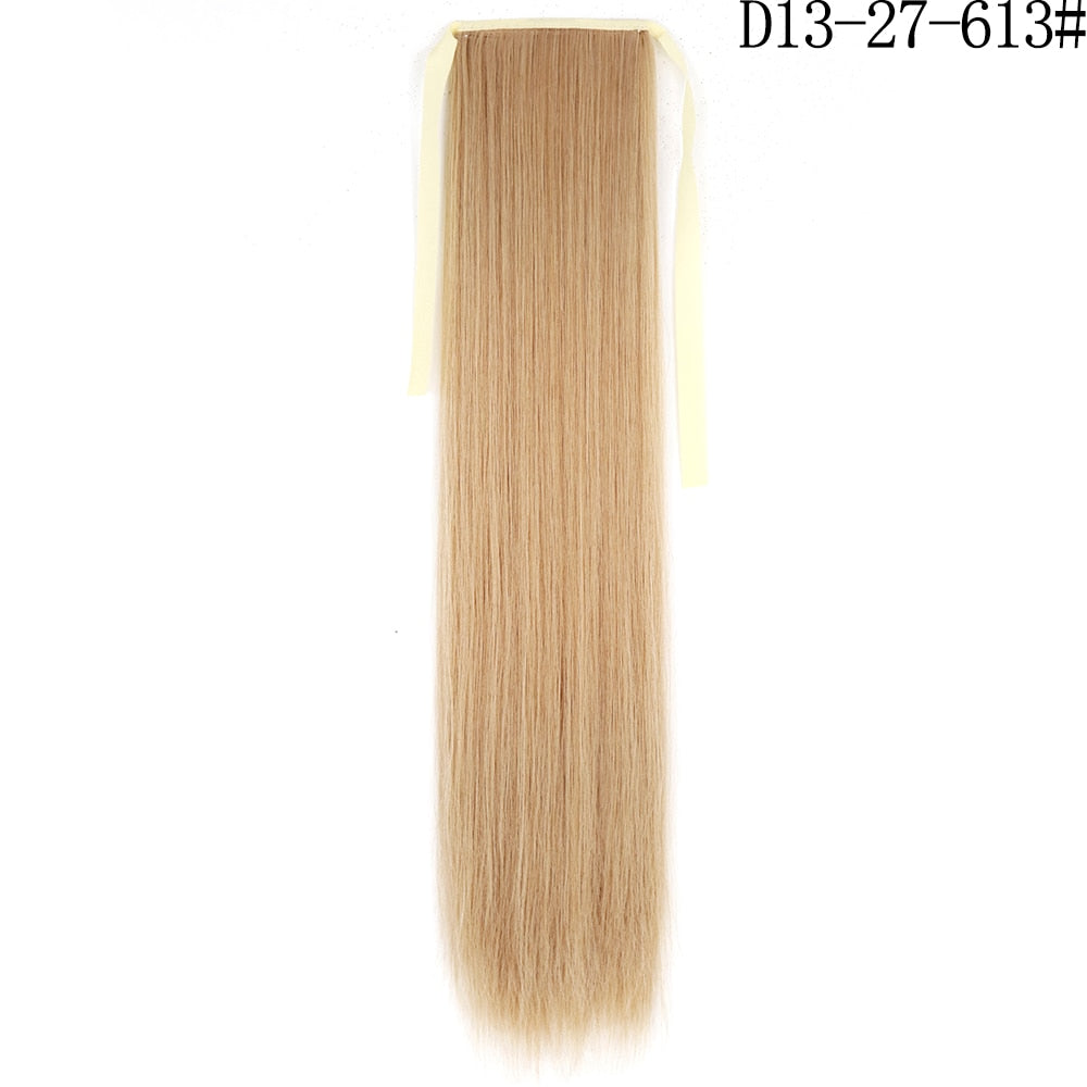 LISI GIRL Synthetic Hair 22''34'' Long Straight Ponytail Clip