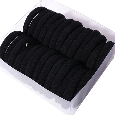 50/100Pcs High Elastic Hair Bands Ties Ponytail Holder Scrunchies