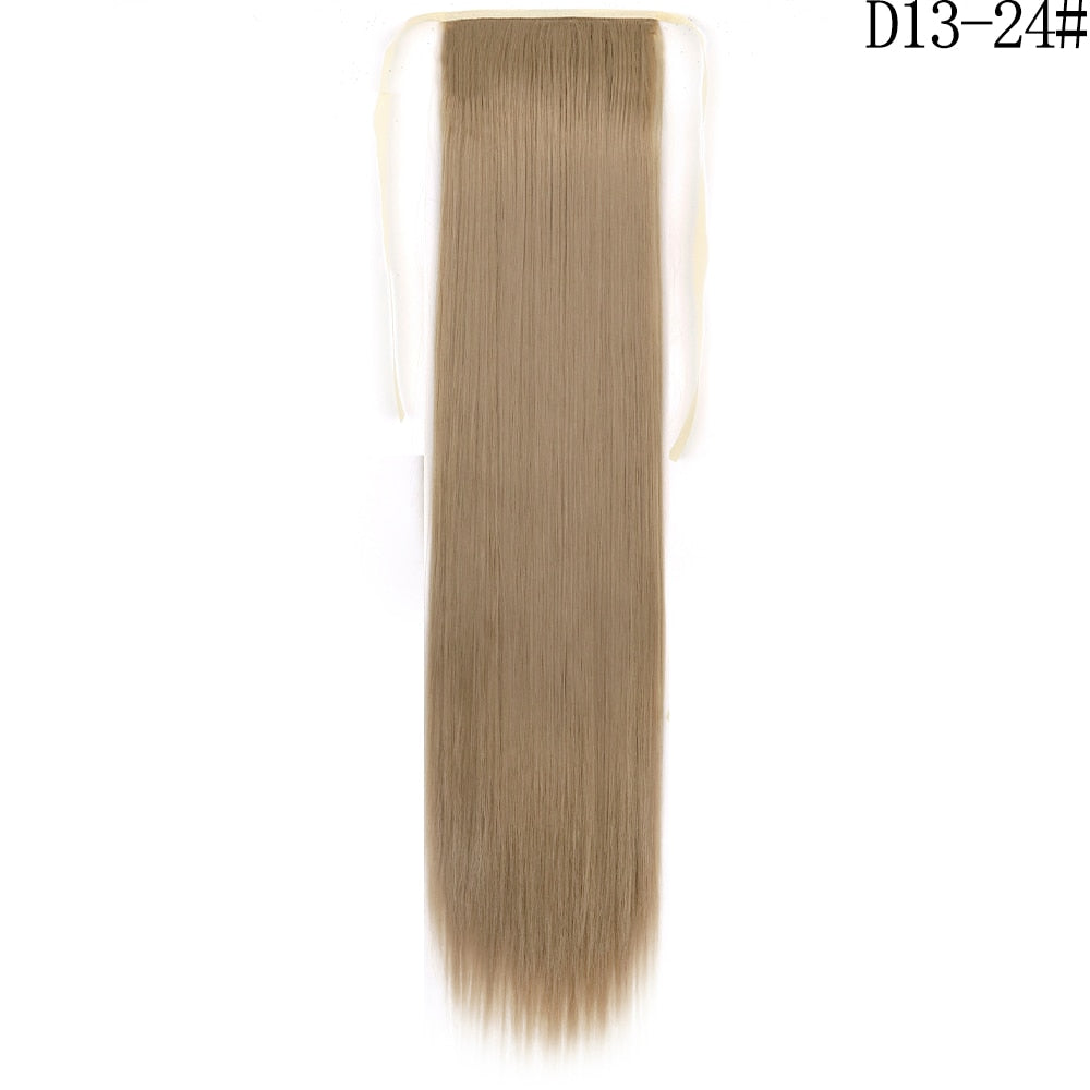 LISI GIRL Synthetic Hair 22''34'' Long Straight Ponytail Clip