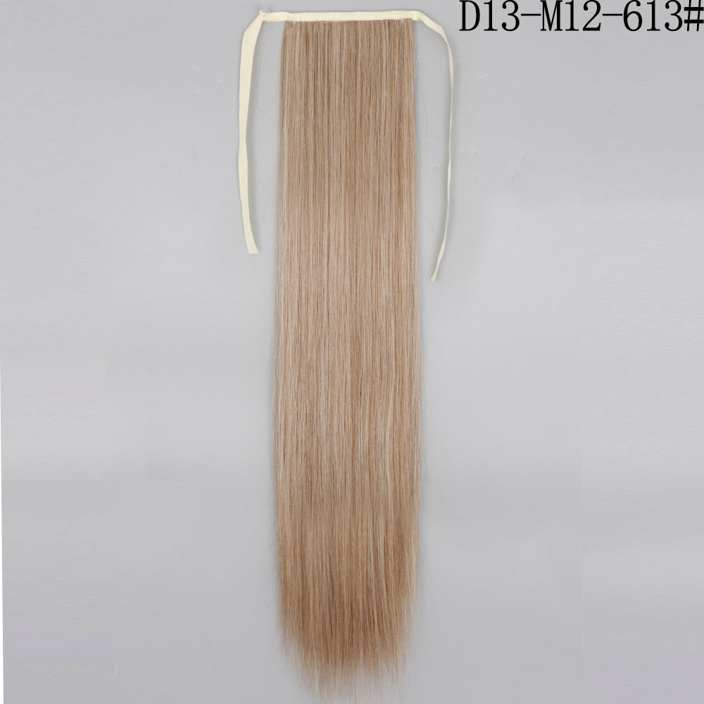 LISI GIRL Synthetic Hair 22''34'' Long Straight Ponytail Clip