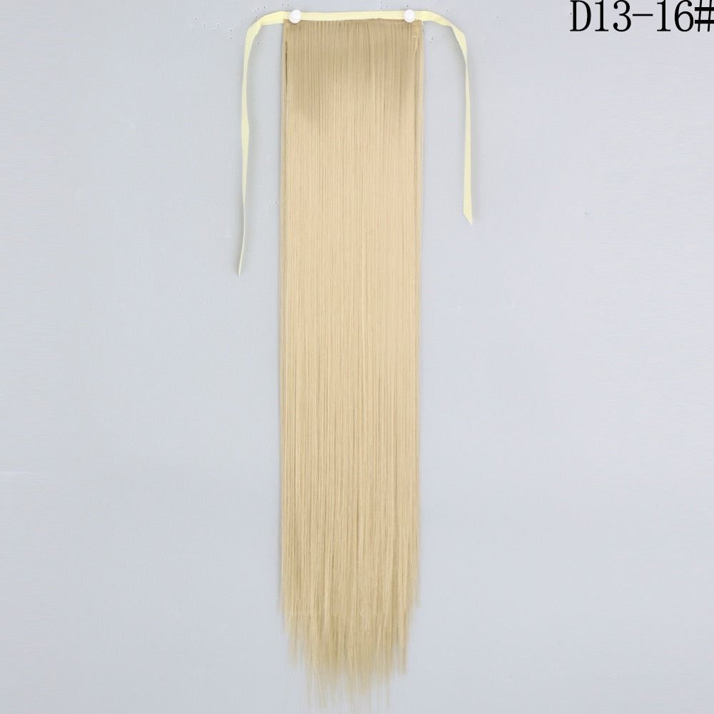 LISI GIRL Synthetic Hair 22''34'' Long Straight Ponytail Clip