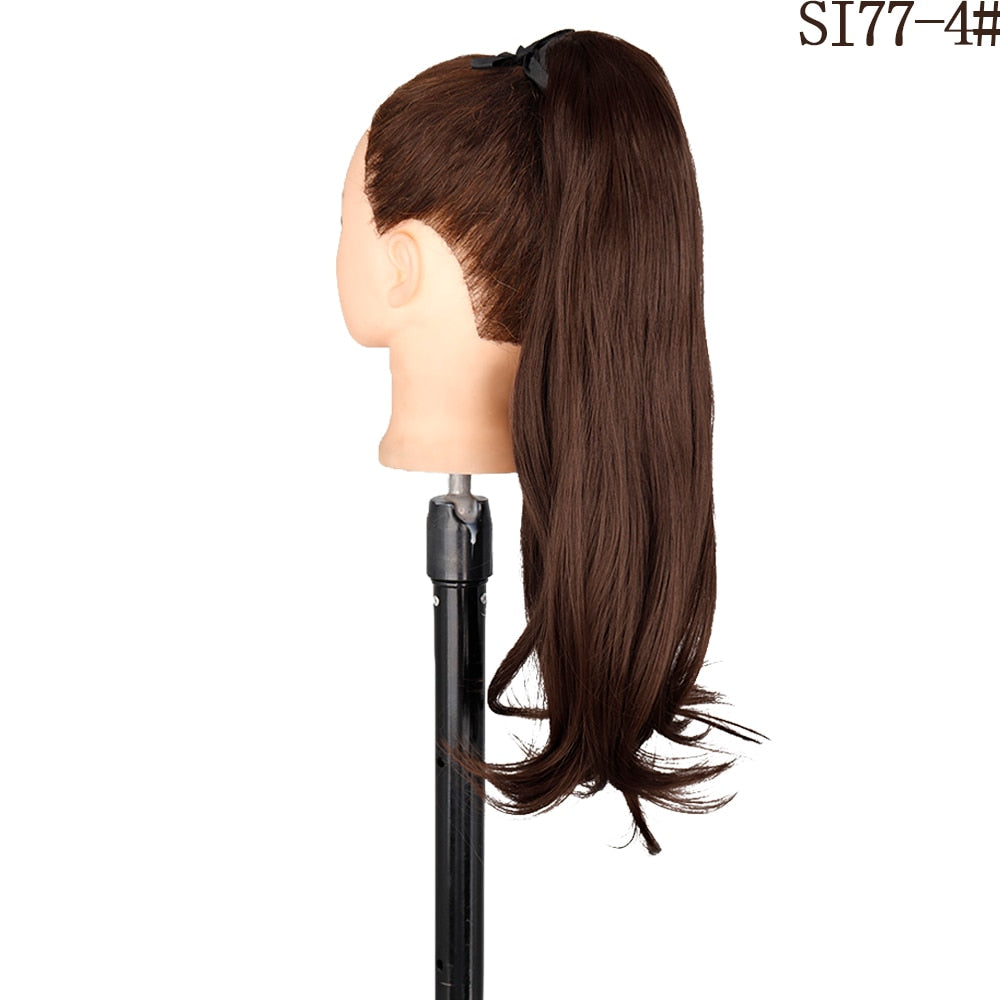 LISI GIRL Synthetic Hair 22''34'' Long Straight Ponytail Clip