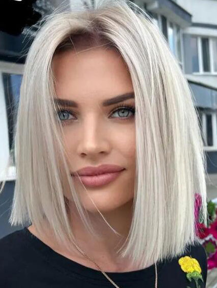 Blonde Straight Bob Wig