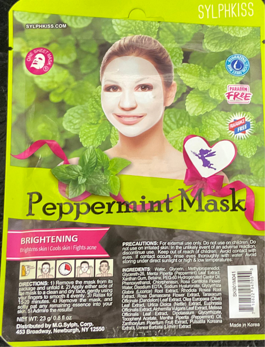 Peppermint Mask