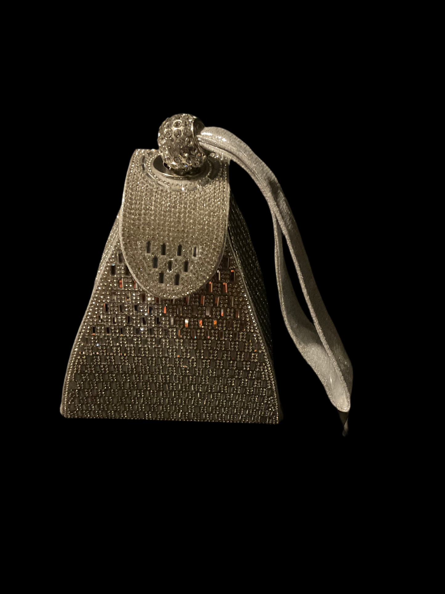 After 5 Silver Box Purse Clutch
