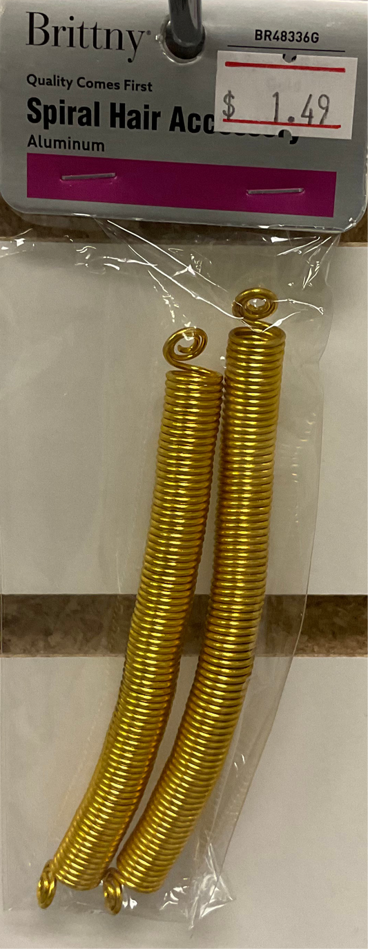 Brittany Spiral Hair Accessory (Aluminum Coil)