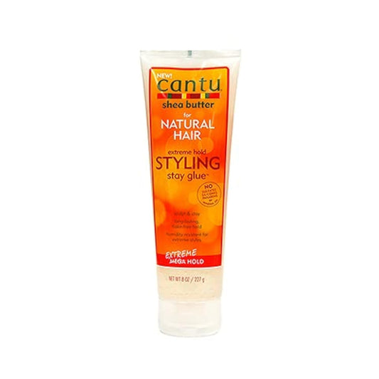 CANTU Shea Butter Extreme Hold Styling Stay Glue 8 Oz