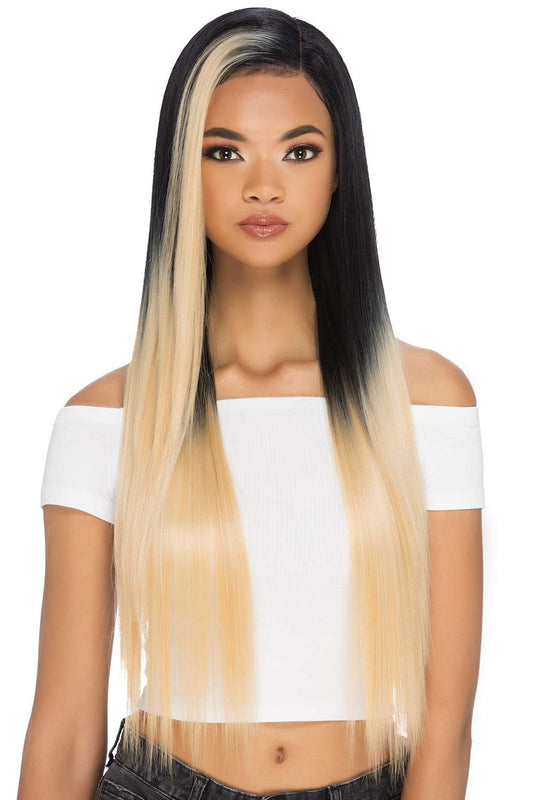 Vivica's BLONDIE New Futura Fiber Swiss Lace Front Baby Hair Wig