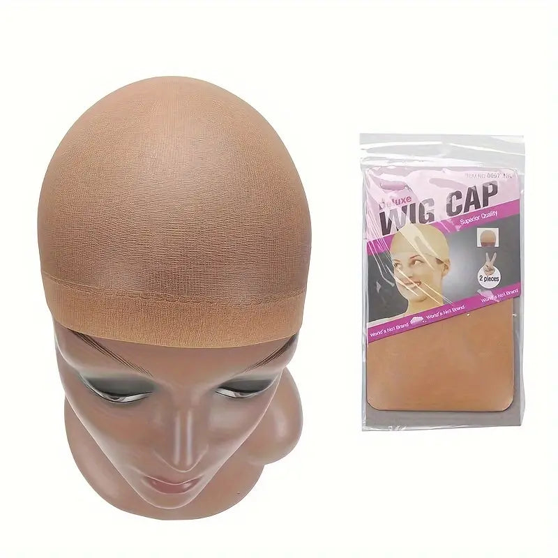 Wig Caps For Women Soft And Stretchy Nylon- 2pcs