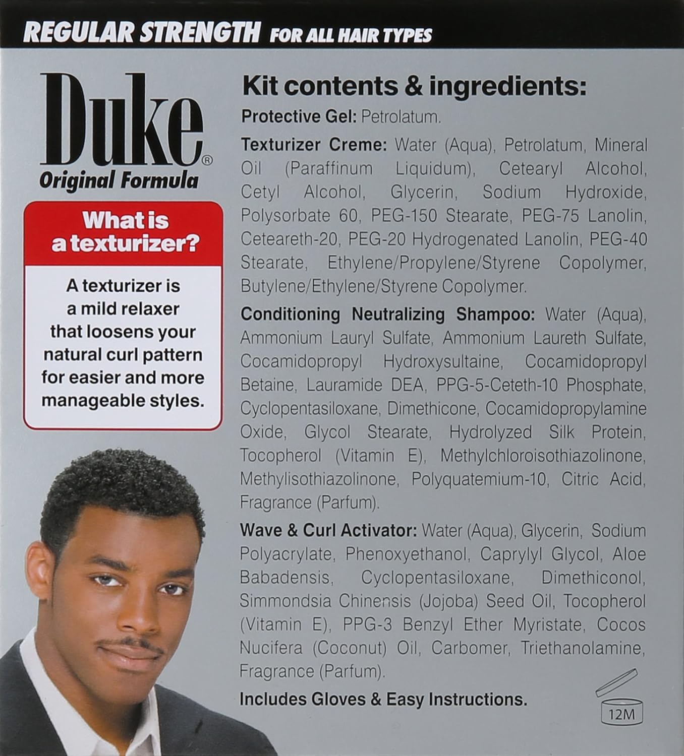 Duke Texturizing Creme Kit Regular- Men