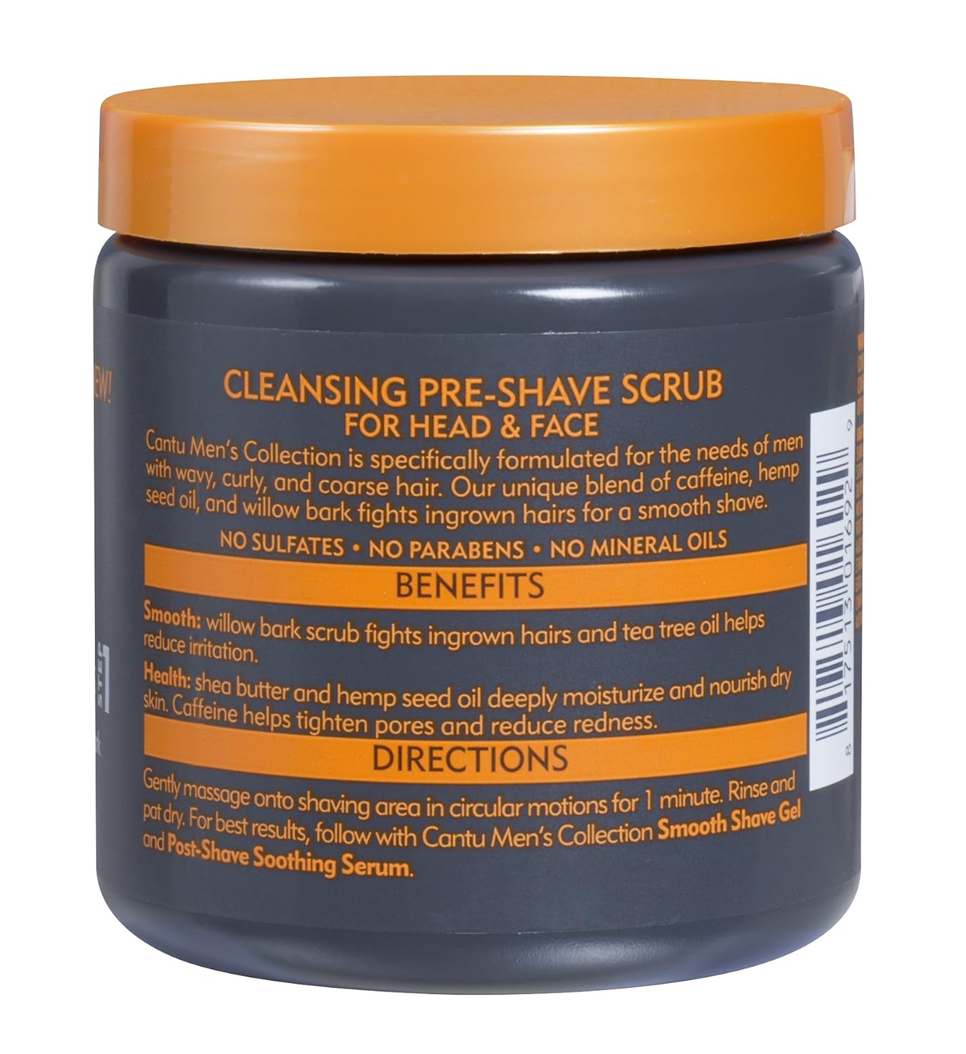 Cantu Cleansing Pre-Shave Scrub - Men