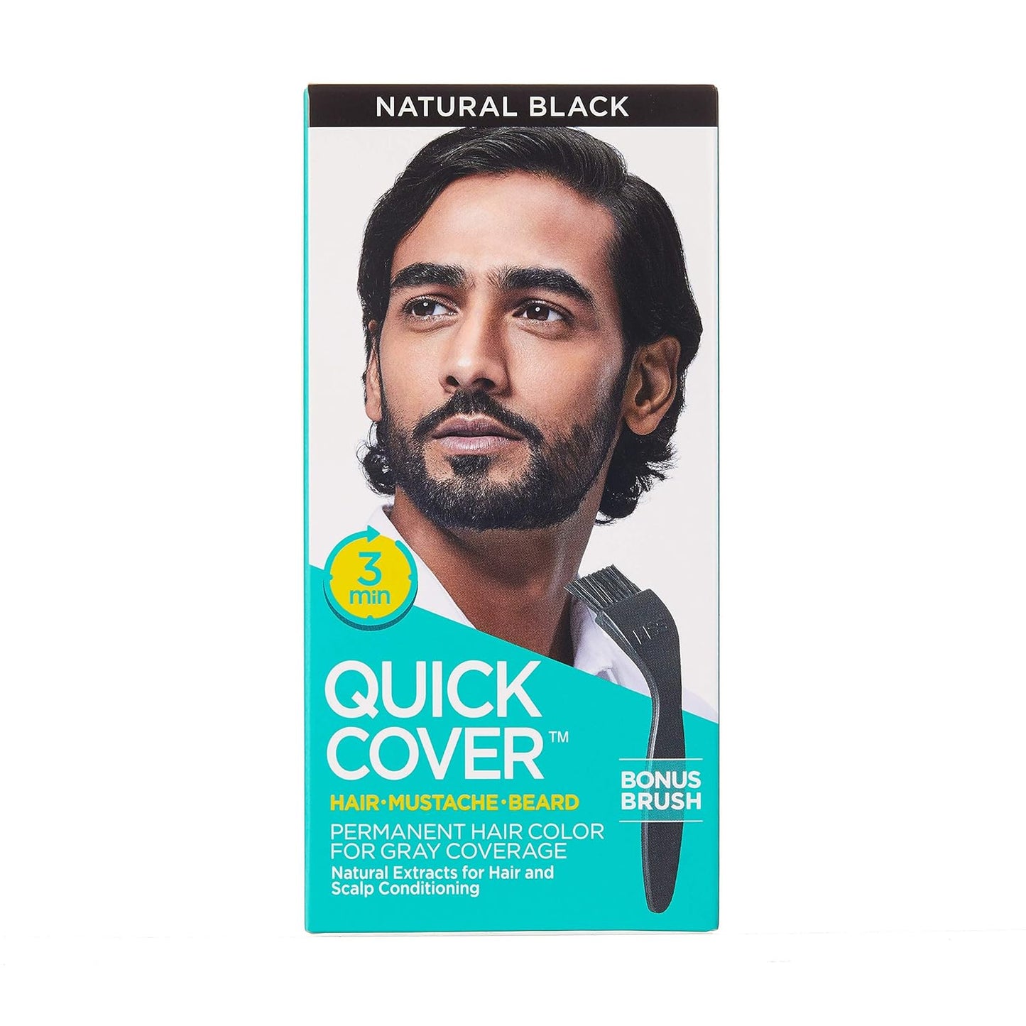 KISS Quick Cover For Men Permanent Hair Color