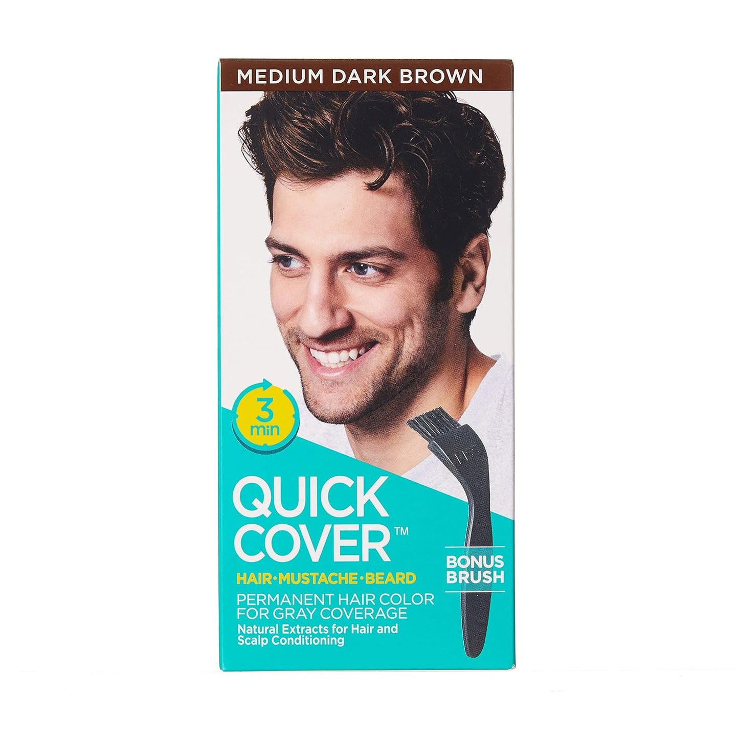 KISS Quick Cover For Men Permanent Hair Color