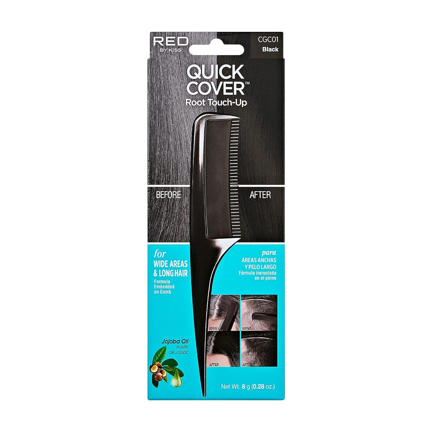 KISS Red -Quick Cover Root Touchup Comb