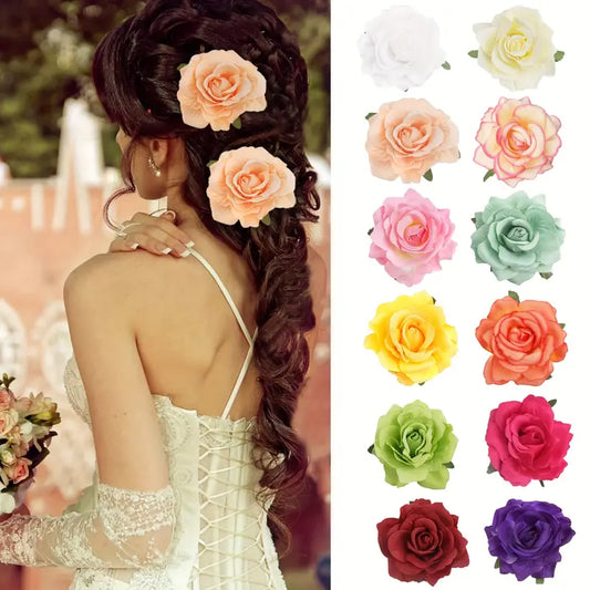 Flower Hair Clips