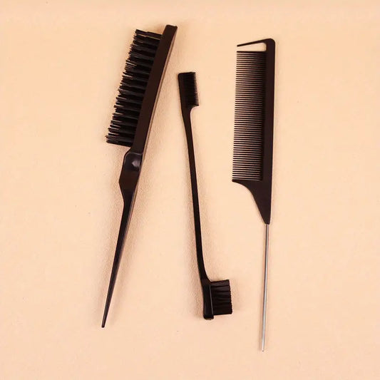 3 Pieces Edge Brush And Comb For Edge Control