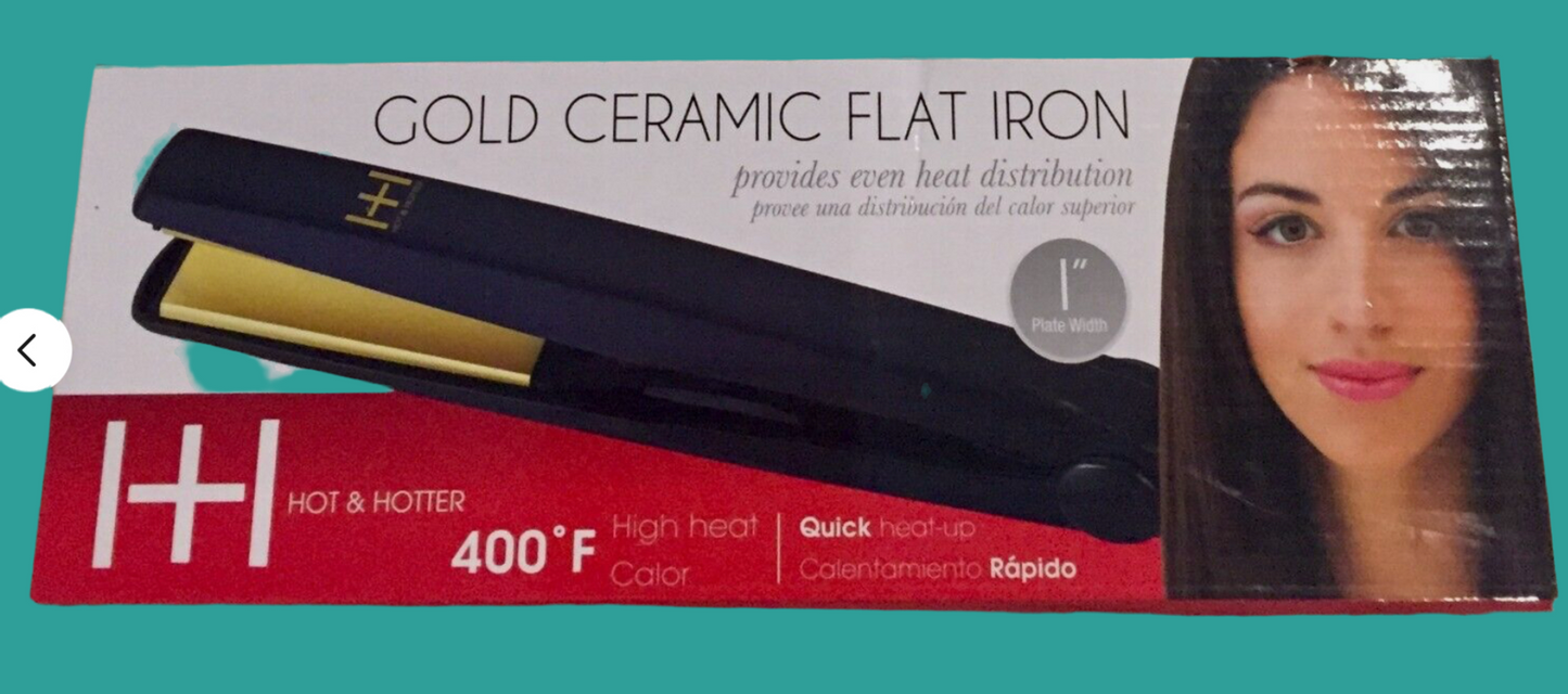 Hot & Hotter Gold Ceramic 1, Flat Iron