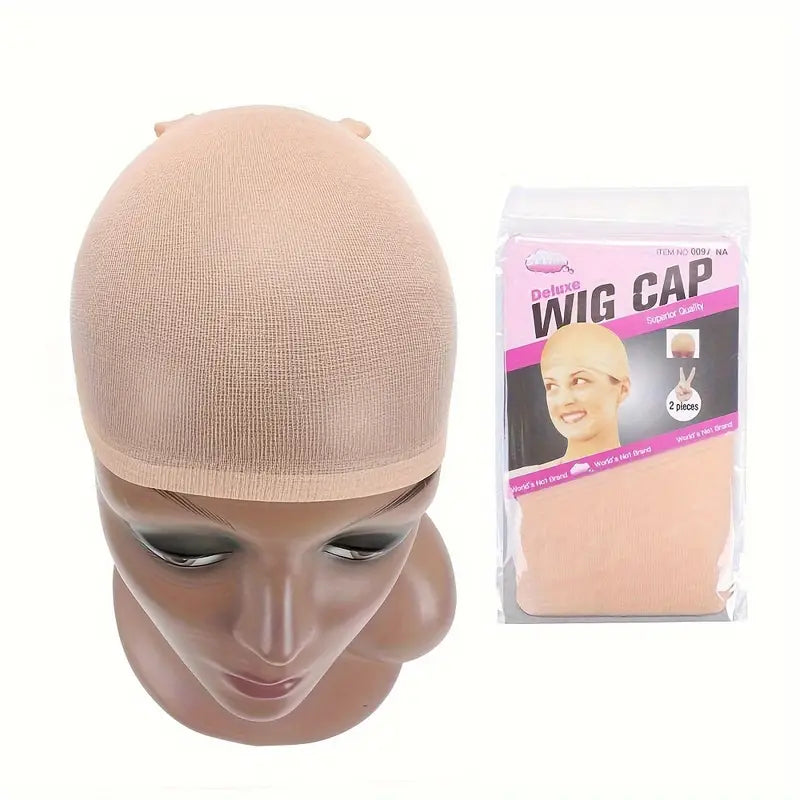 Wig Caps For Women Soft And Stretchy Nylon- 2pcs