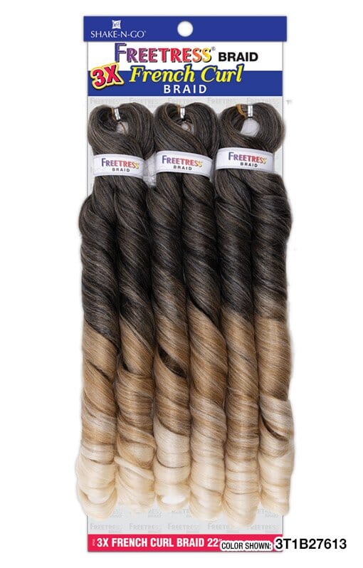 FREETRESS 3X FRENCH CURL BRAID 22"