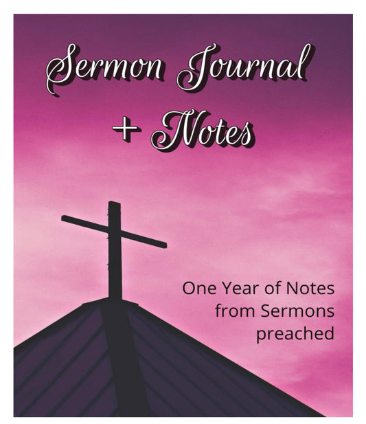 Book: Sermon Notes & Journal