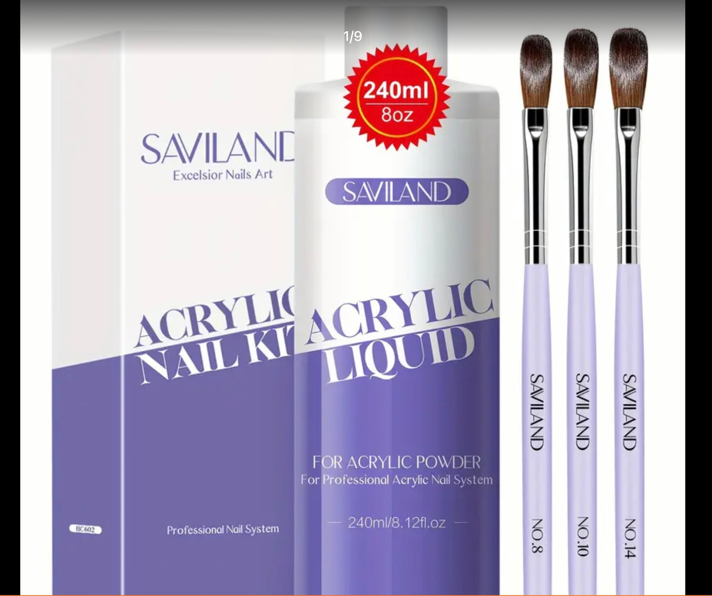 Acrylic Nail Kit- 5pcs