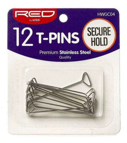 Redd by Kiss 12 PCS T-Pins