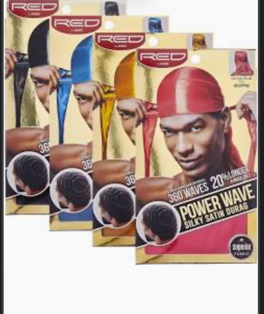 Red By Kiss Power Wave Silky Satin Durag
