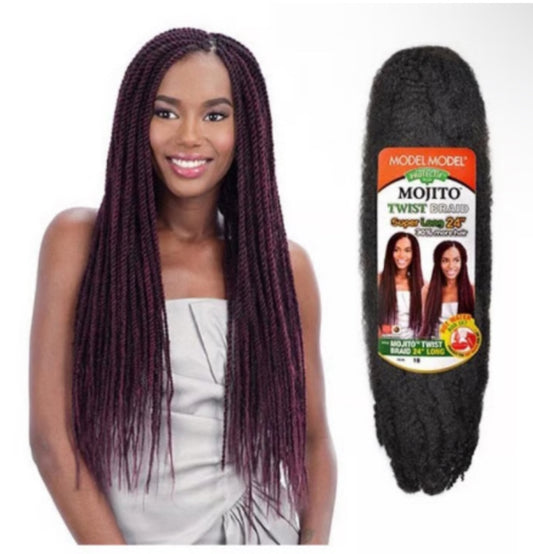 Model Model Cuban Twist Mojito Twist Braid 24"- #4