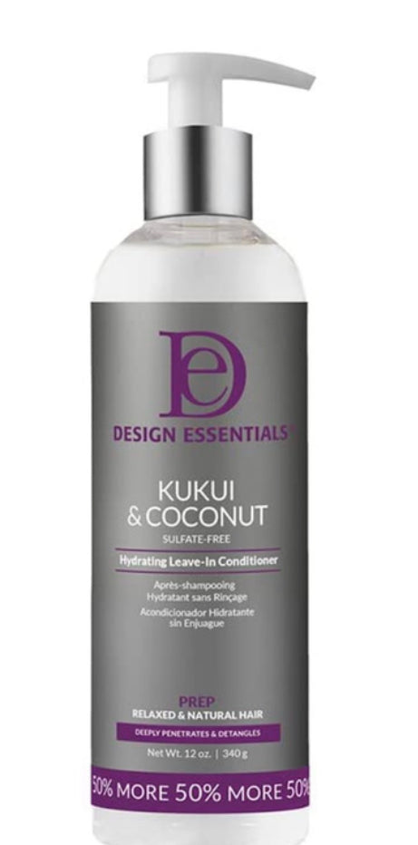 Design Essentials Kukui & Coconut Leave-In Conditioner