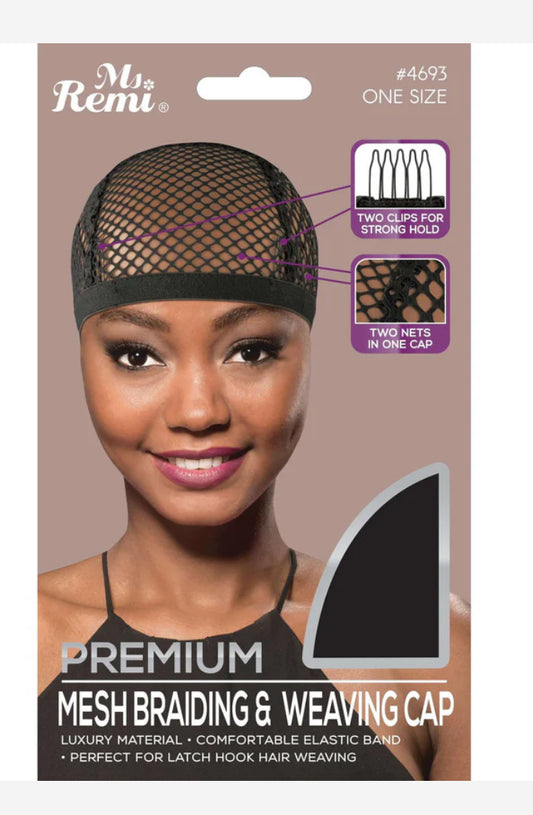 Ms. Remi Premium Mesh Braiding &  Weaving Cap