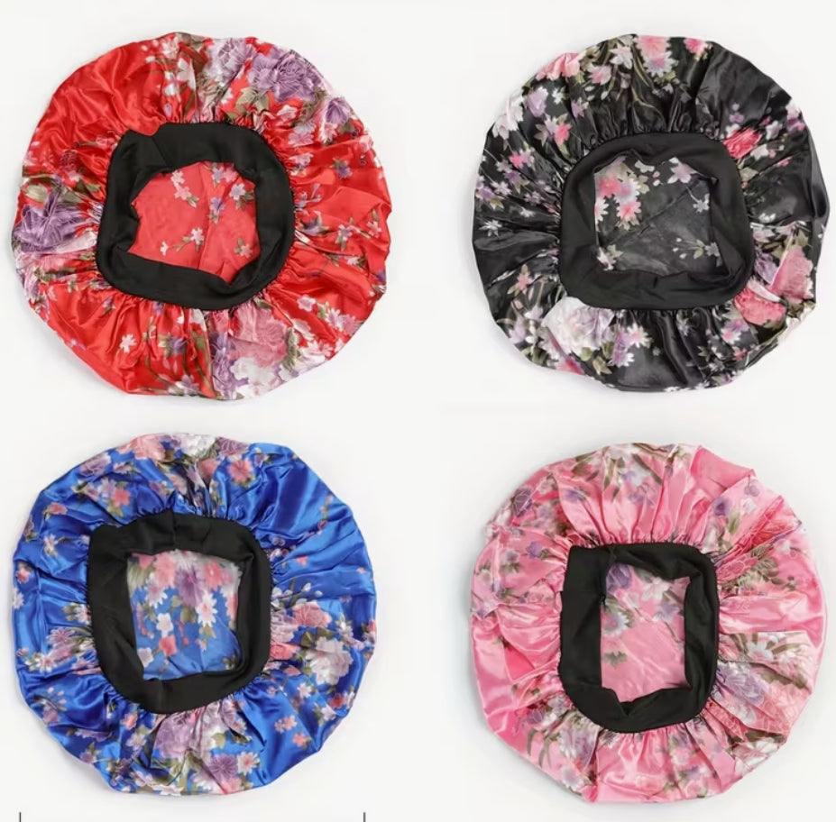 Radiance Floral Satin Bonnet