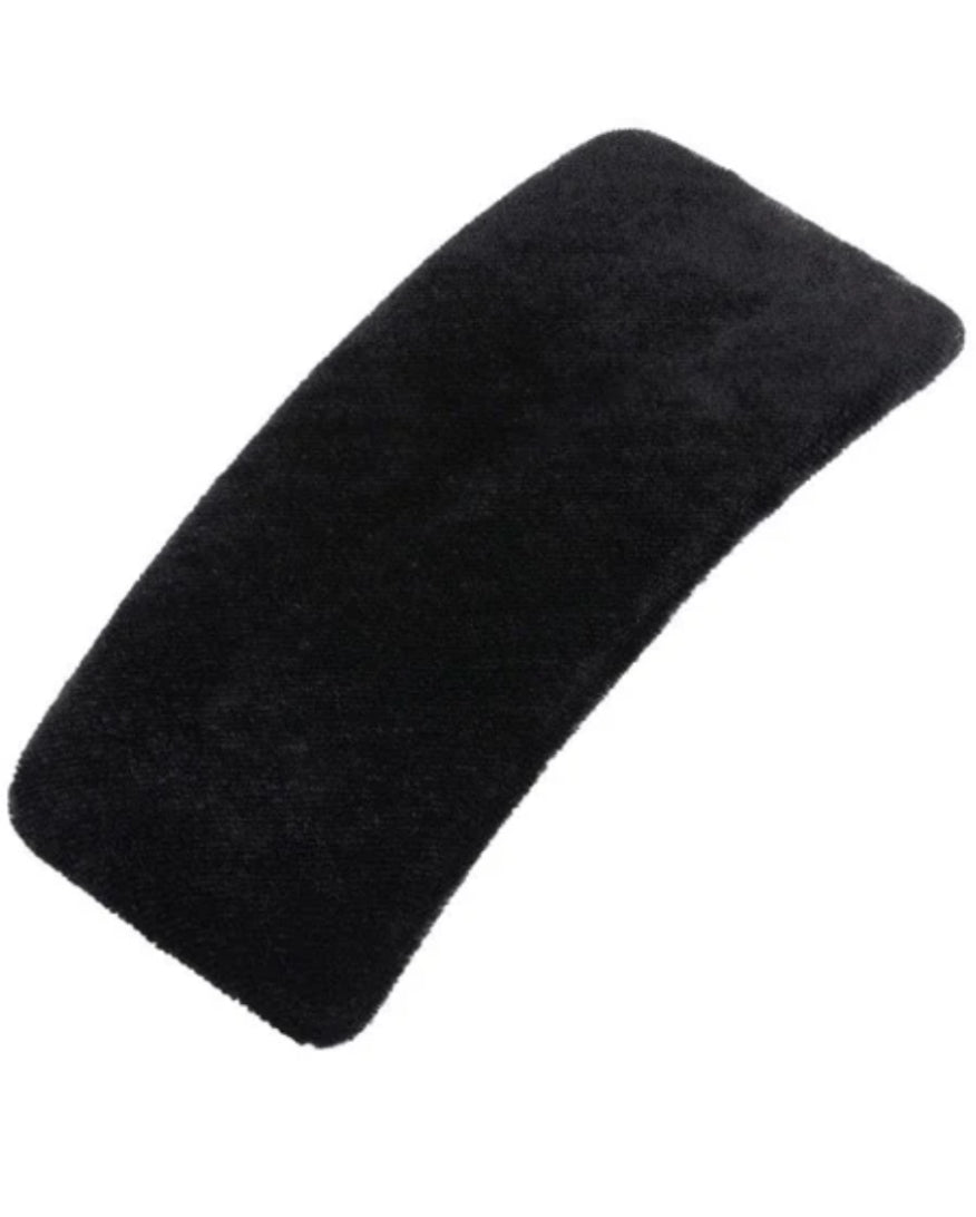 Black Velvet Hair Barrette
