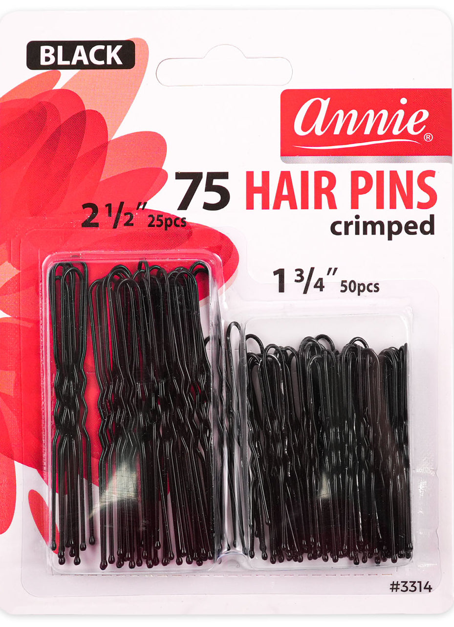 Annie Bobbie Pins Black