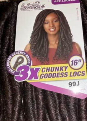 Lulustress Pre- Looped Crochet Braids