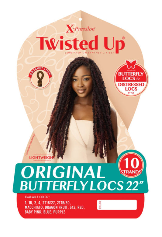 Twisted Up Original Butterfly Locs