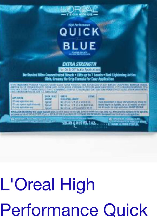 Loreal’ Quick Blue Powder Bleach