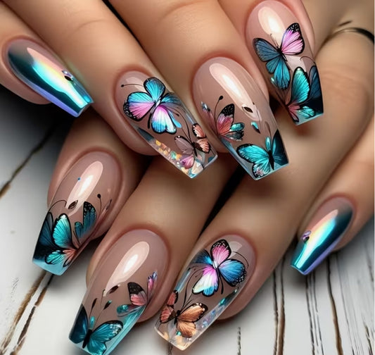 Nails Bling Butterfly